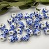 100pcs 100PCS Ceramic Beads Porcelain Spacer Beads Handmade Loose Beads  DIY Beading Crafts