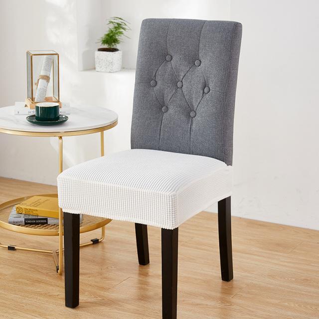 Jacquard Chair Seat Cover For Elastic Chair Slipcovers For Dining Room Chair Protector Chair Cover Elastic Dining Chair Covers