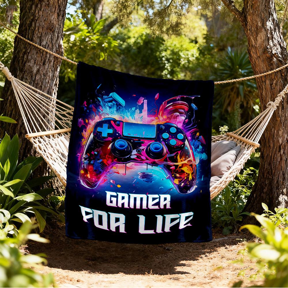 

Gamer Life Outdoor Flannel Blankets, Outdoor travel, Home Blankets, Fan Gifts,Suitable for All Seasons, Christmas Gifts. R1127213 80x120cm