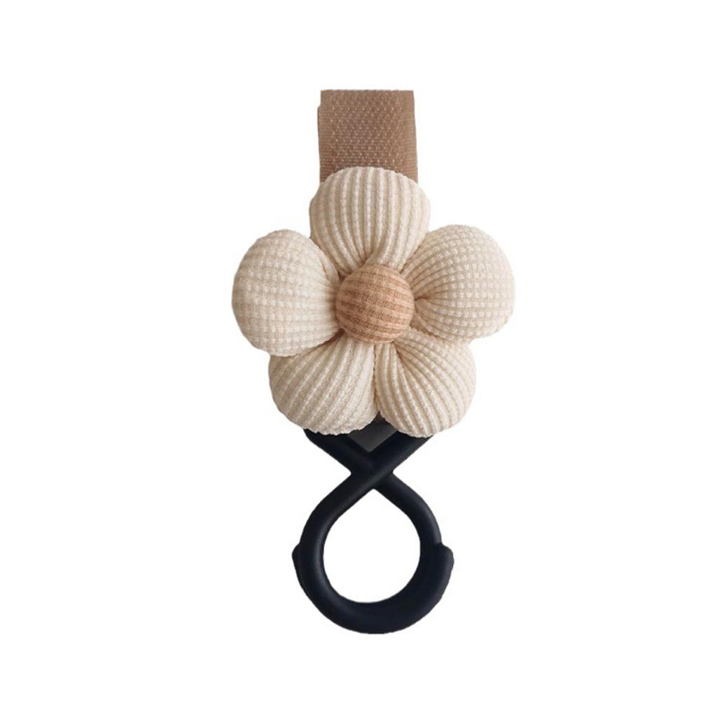 Convenient Floral Baby Stroller Hook Durable & Versatile Pushchair Hook Stroller Attachment for Various Stroller Styles