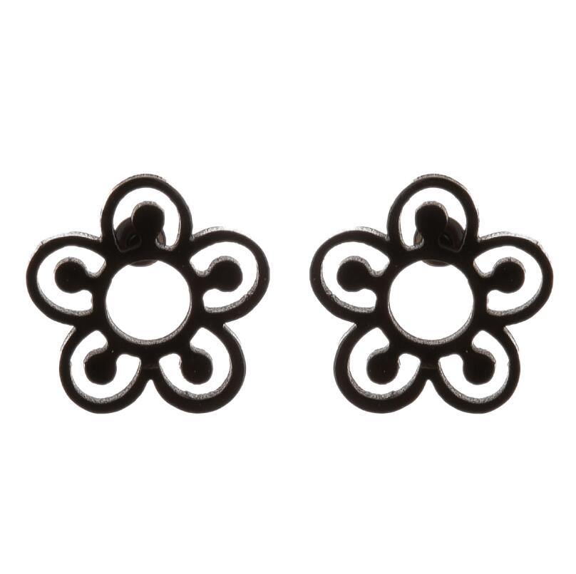 Plum Blossom Earring For Women Free Shipping Hypoallergenic Surgical Steel Ear Piercing Flower Shaped Girl Earrings Pendientes