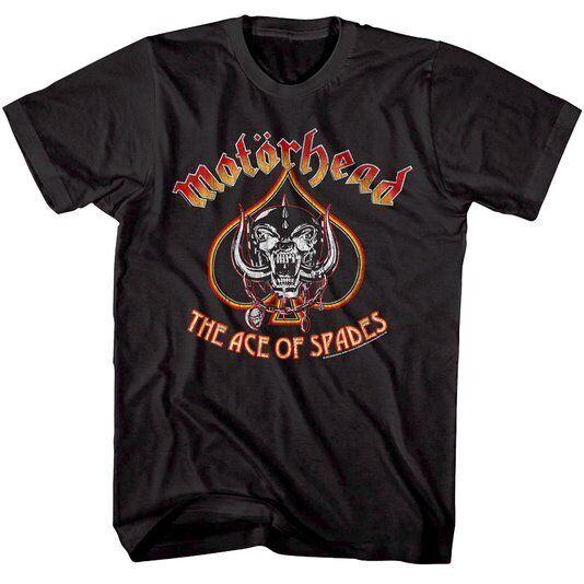 

Motorhead Ace of Snaggletooth Men s T Shirt Spades War-Pig Heavy Metal Rock Band 4XL