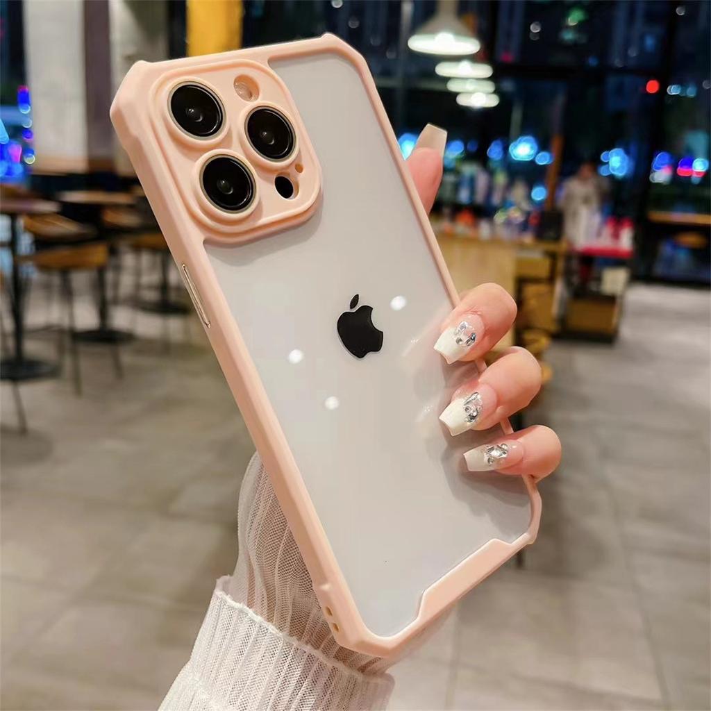 Vier-Ecken-Airbag Anti-Drop, Geeignet für IPhone 15, IPhone14, Acryl 13, Pro Max, Transparent 12
