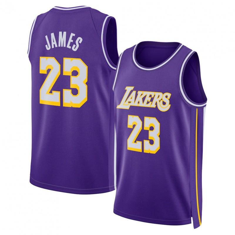 LeBron James Basketball Jersey Set NBA Team Uniforms Lakers 76ers Heat Cavaliers 23 6 Number Custom Stitched Sportswear