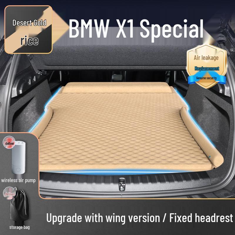 2024 BMW X1 Inflatable Car Mattress: Rear Trunk & Seat Sleep Pad