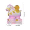 Little Horse Lucky Jade Seal Ornament Year Of The Horse Figurine Resin Good Luck Animal Sculpture For Lunar New Year Decor
