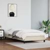 vidaXL Bed Frame Cream 90x190 Cm Faux Leather