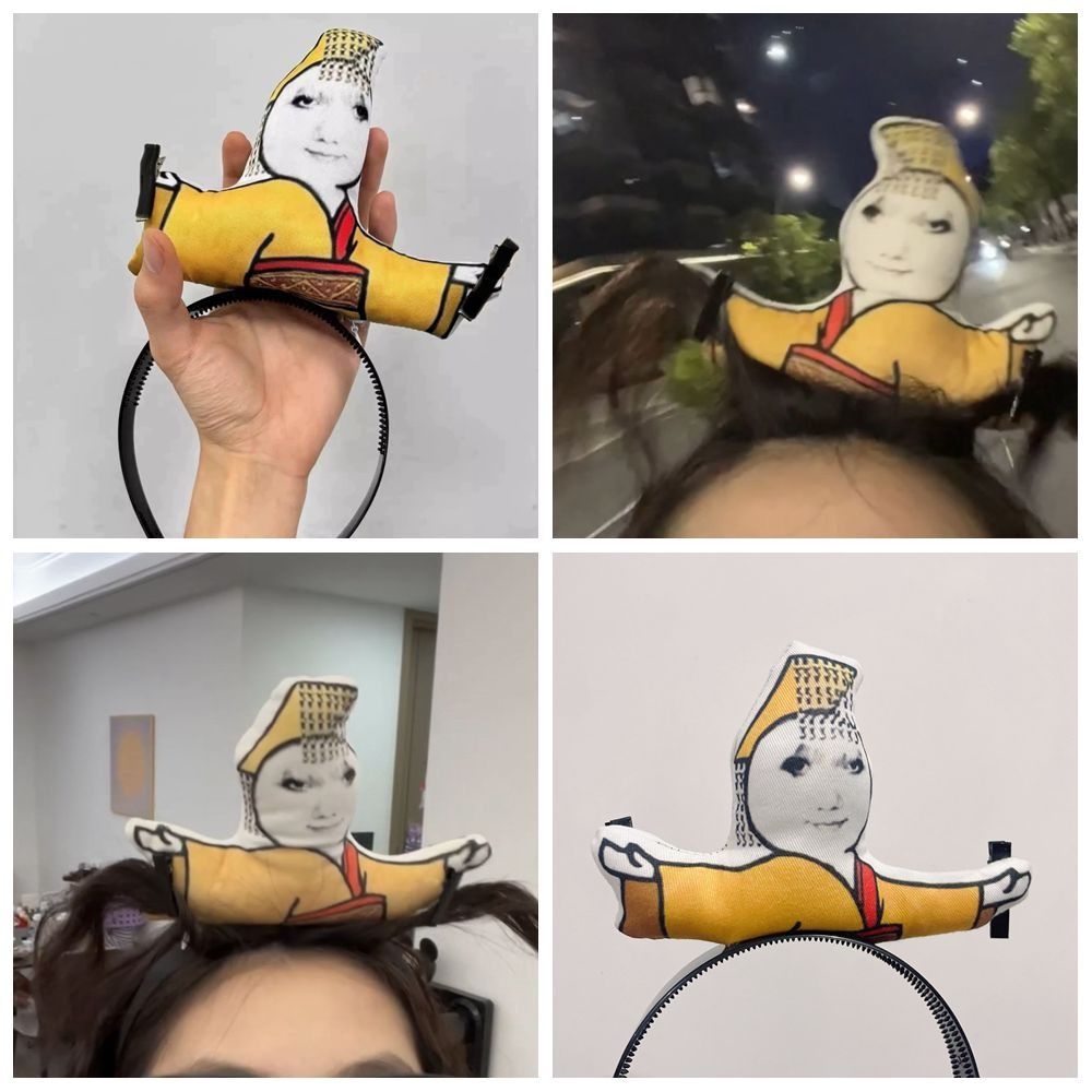 

Hair Hoop Emperor Headband Hair Accessories Photo Headdress New Funny Headband