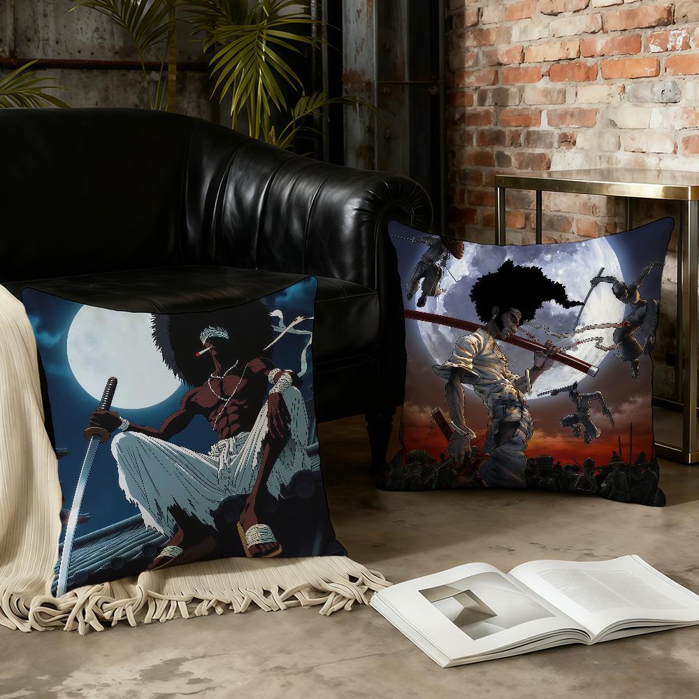 Manga Anime A-Afro S-Samurai cushion cover Home Office Convenient Nordic Simplicity Hit With Zipper Cushion Cover