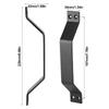 Comfortable Grip Barn Door Pull Handle Black Door Pull Handle Rustic Barn Door Handle  Garage