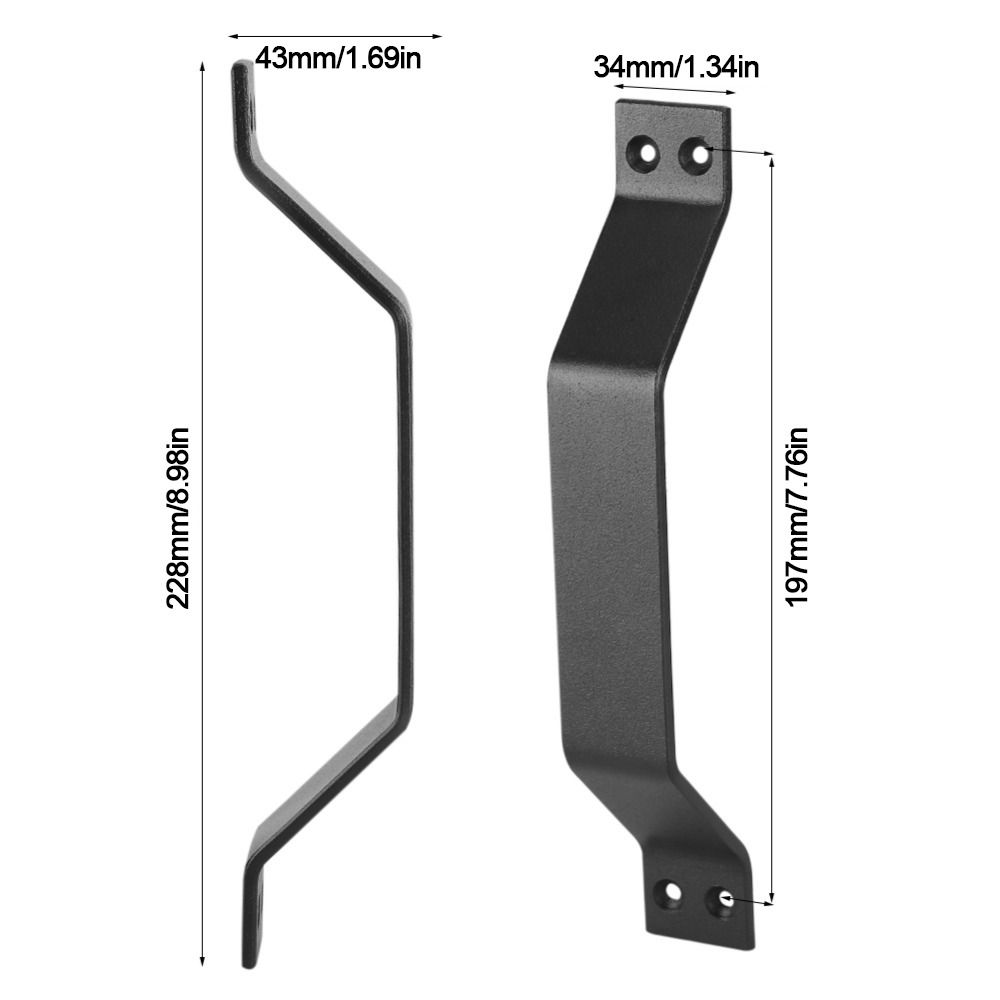 Comfortable Grip Barn Door Pull Handle Black Door Pull Handle Rustic Barn Door Handle  Garage