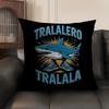 Itallan Brainrot Animal Cushion Cover Natural Linen Organic Fabric Double-Sided Printing Sofa Home Decor Gift Pillow Case
