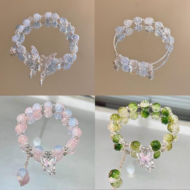 

Браслет-кисточка с кристальной бабочкой в китайском стиле - Роскошные сказочные украшения для женщин 18 cm