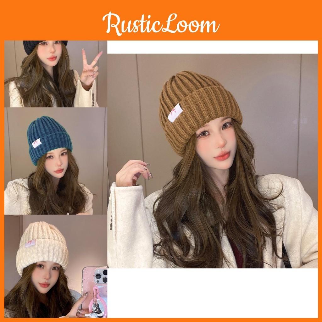 Comfortable Soft And Knitted Acrylic Hat For Women With Cute Bow Perfect For Winter And Autumn Fashion