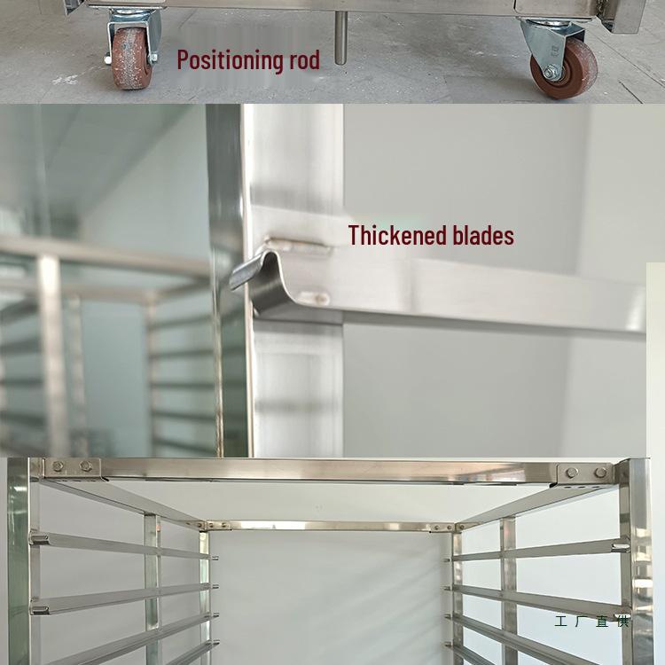 Commercial Stainless Steel Multi-Layer Baking Tray Rack for Rotary Ovens