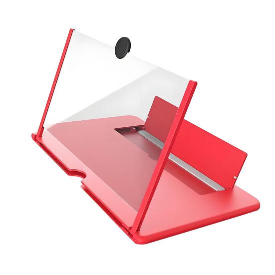 3D Phone Screen Magnifier 10/12-Inch Foldable Phone Screen Amplifier Stand Portable Mobile Phone Holder Eye Protection Gift for Movie Lovers