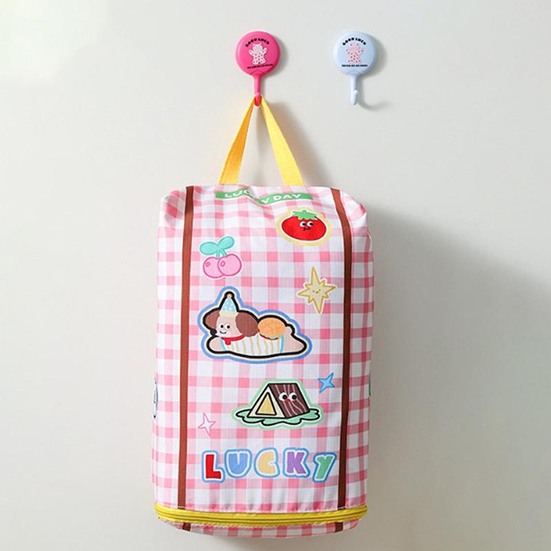 Cute Travel Storage Bag Large Capacity Waterproof Cartoon Portable Clothes Underwear Shoes Luggage Storage Bag With Zipper