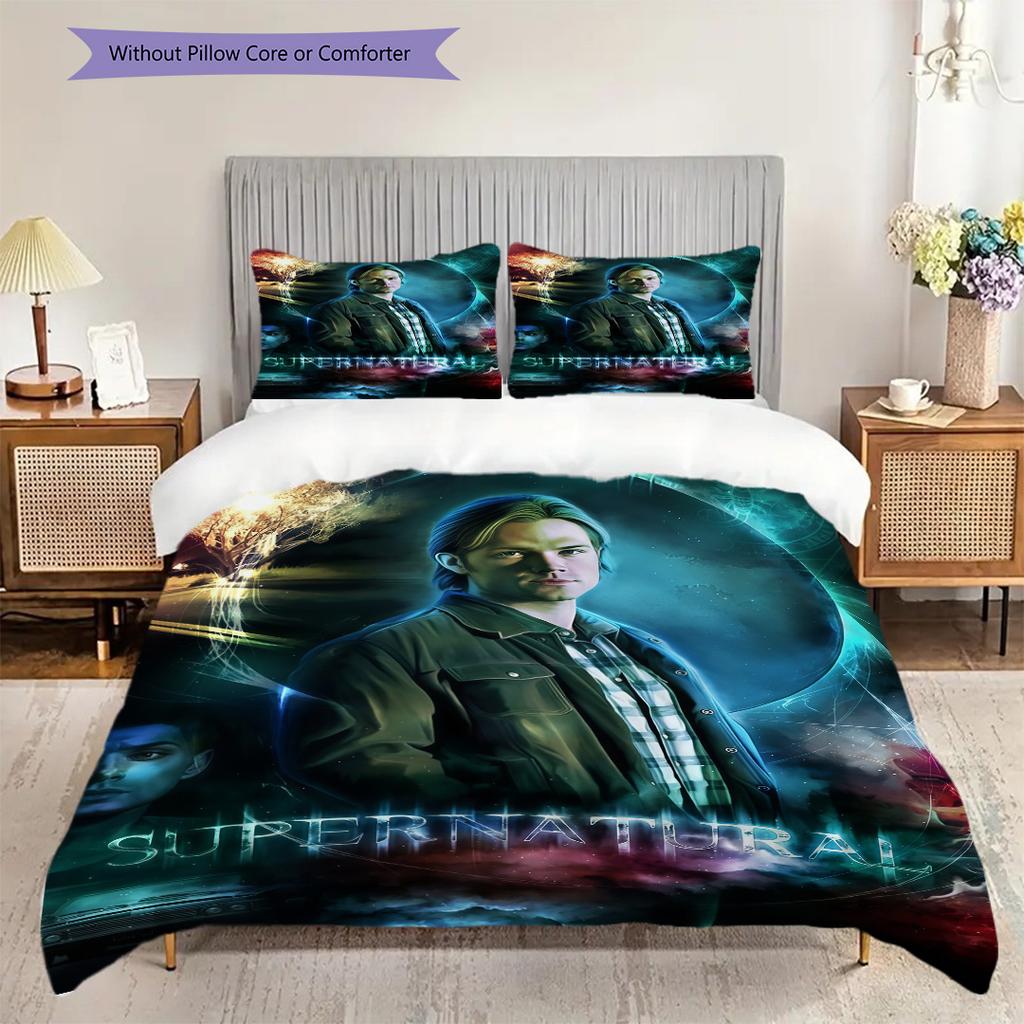 Supernatural Journey Threepiece Set 1 Duvet Cover 2 Pillowcase Without Core Duvet Cover And Pillowcase Bedding Set Soft And Comfortable