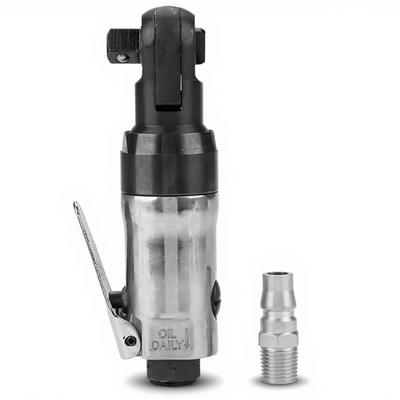 Drive Pneumatic Wrench Square Drive Straight Shank Pneumatic Air Ratchet Wrench Professional Tool Japanese Intake (Default Connector) (1/4")