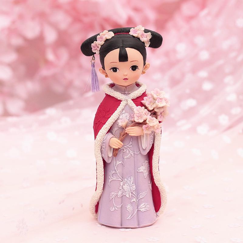 Şarap Dolabı ve Oturma Odası İçin Yaratıcı Retro Prenses Figür Dekorasyonu