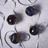 Celestial Set of 4 Recycled Glass Iridescent Baubles