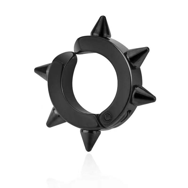 Pánské trendy magnetické náušnice a unisex falešné klipy na uši