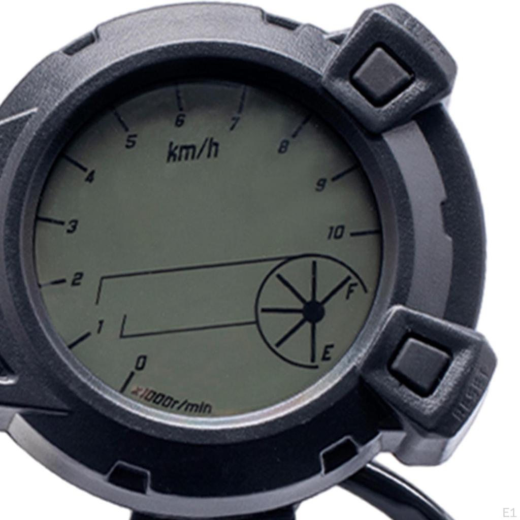 12V Motorcycle Speedometer LCD Digital Display Screen