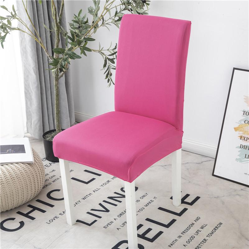 Grey Color Chair Covers Spandex Desk Seat Chair Covers Seat Protector Slipcovers For El Banquet Wedding Universal Size 1Pc