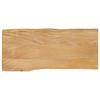 Live Edge Table Top 90x40x2.5 cm Solid Mango Wood