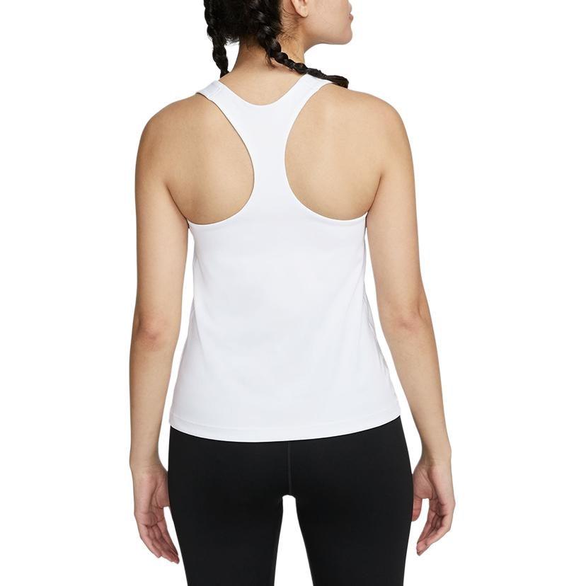 Nike Tank Tops Women's White Collarless Thin Straight Fit DV9898-100