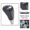 Peach Wood Grain Carbon Fiber Car AT Gear Shift Knob Handle For Toyota Corolla Camry Yaris Rav4 For Lexus IS GS LS RX ES Models