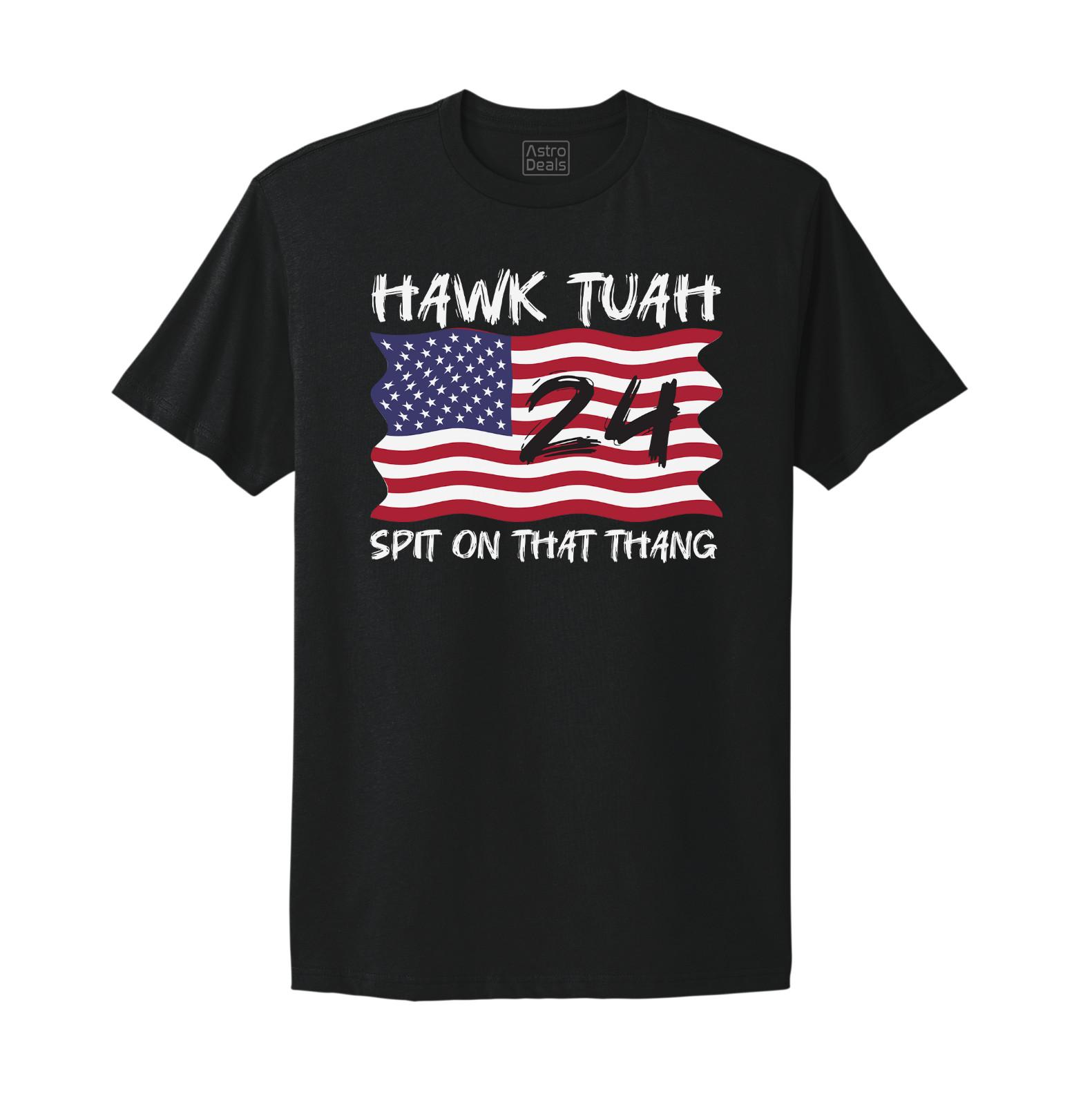 Hawk Tuah Shirt Hawk Tuuh Spit On That Thang Funny T-shirt 2026 Viral Girl NEW S