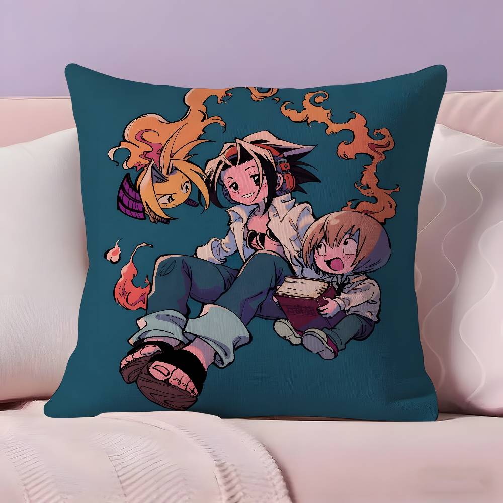 Anime Shaman King Pillow Case Pillowcase Ultra Soft Skin Friendly Fabric Cloud Like Comfort & Concealed Zipper