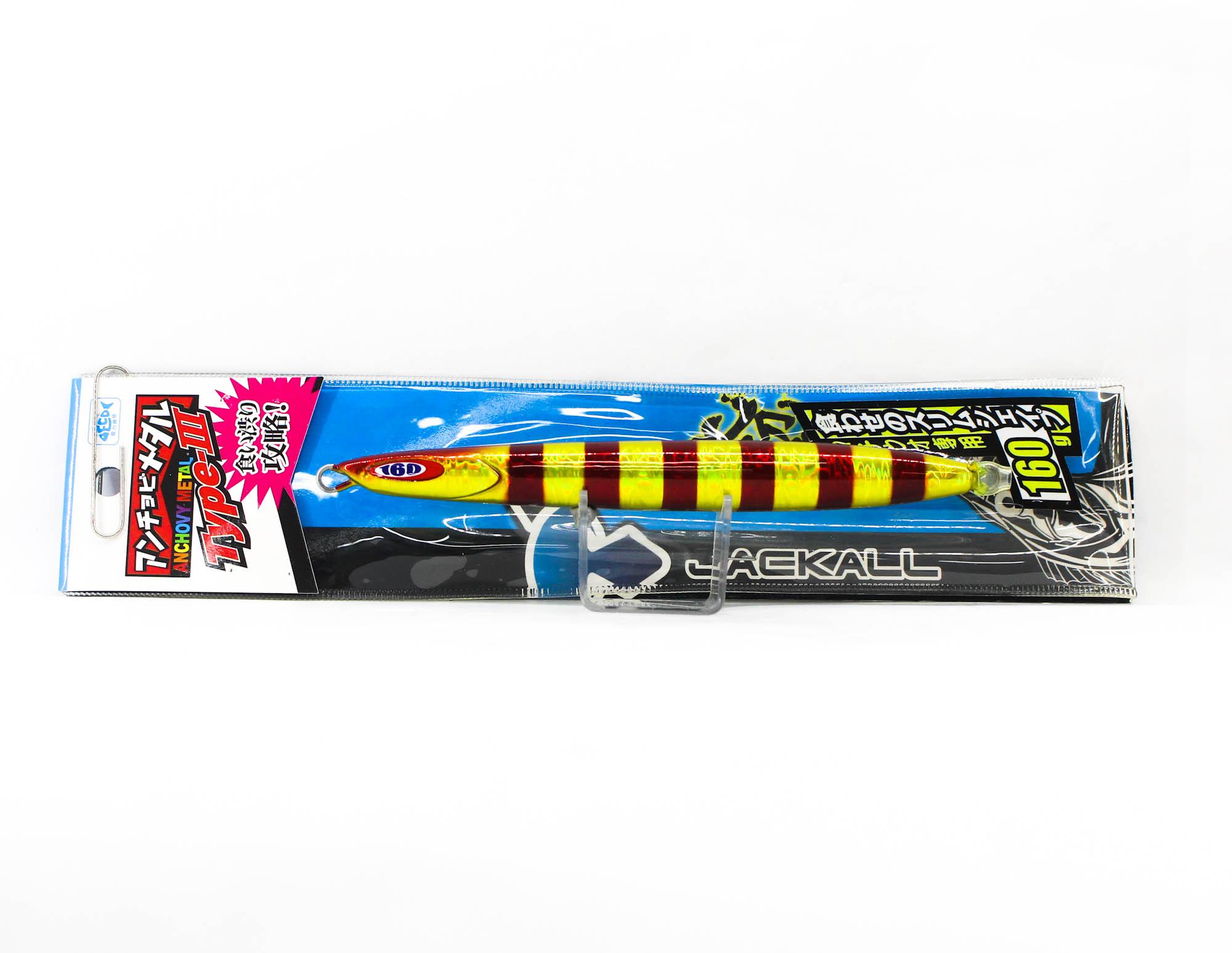 

Jackall Metal Jig Anchovy Type 3 Flutter 160 grams Red (0002)