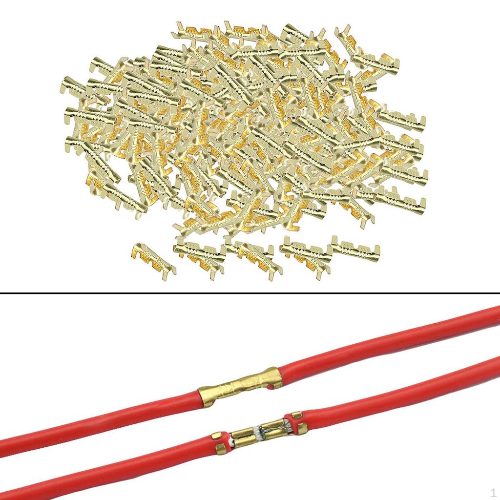 453 Car Brass Terminals 0.5-1.5mm Cold Inserts Wiring Electrical or Tool