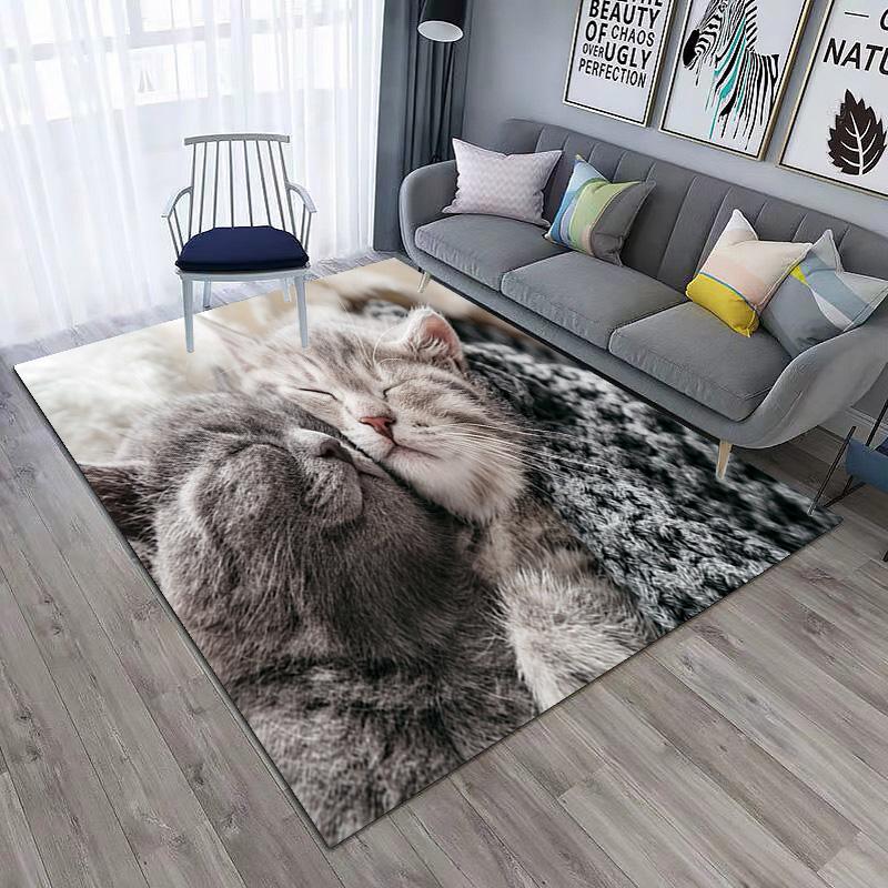 Wild Bears Mountainous Terrain Carpet Is Suitable For Living Room And Bedroom Doormats Office Balcony Decorative Carpet A6