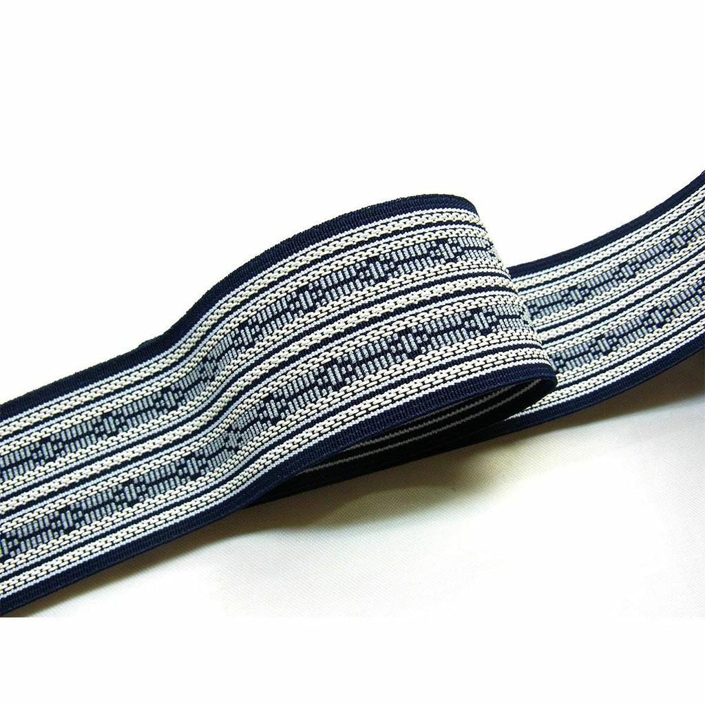 Men's Waist Belt Set of 2, Made of Elastic, Prevents Kimono and Yukata from Coming Unraveling, Made in Japan