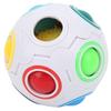 Educational Learning Rainbow Ball Stress Reliever Toy Football Cube Toy for Children Kids