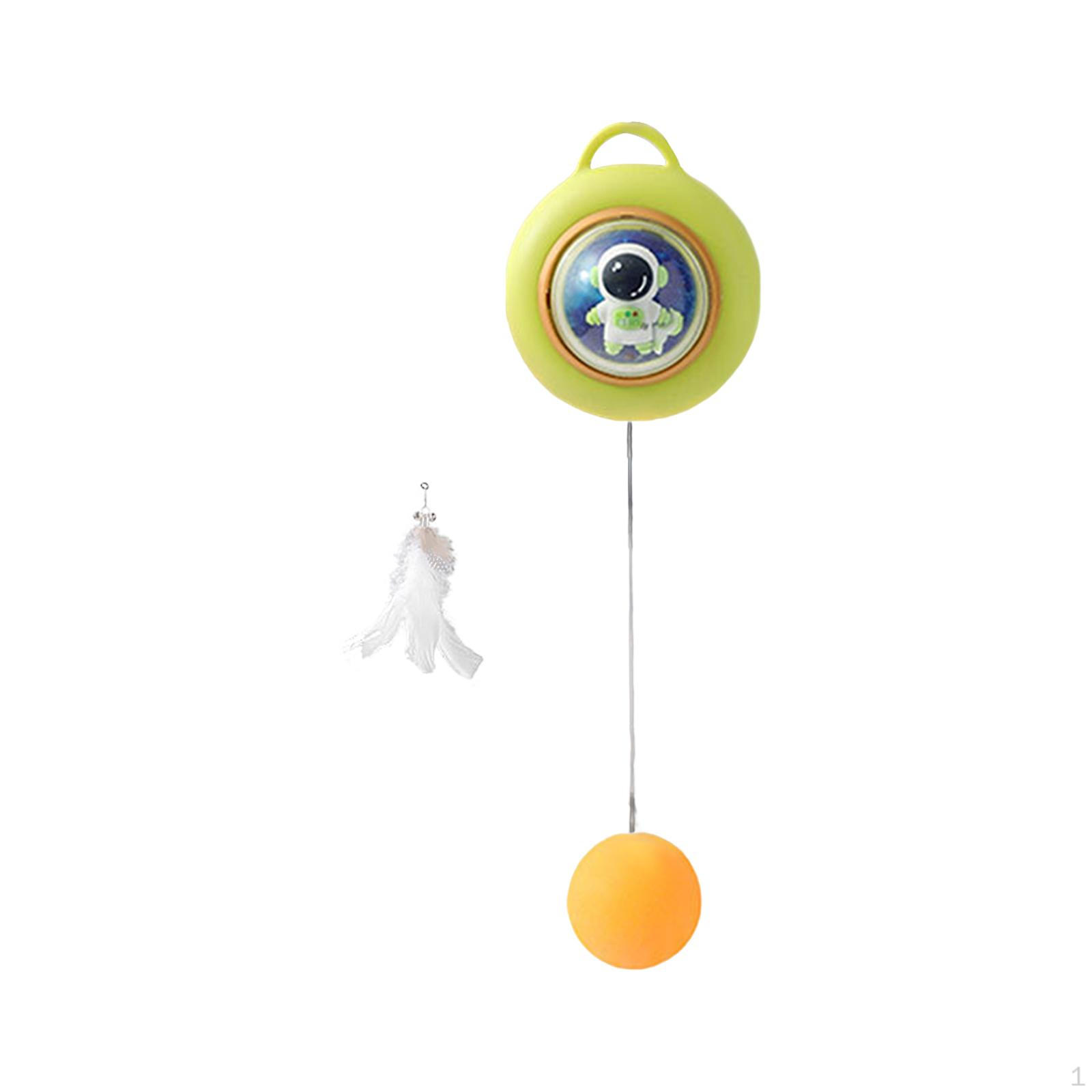 

Интерактивная игрушка для кошек, палочка-дразнилка, настольный теннис, перо, игрушки для домашних животных, подвесные Astronaut