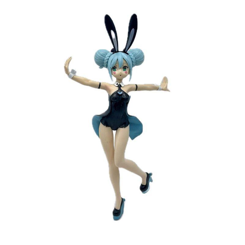 Hatsune Miku 30CM Bunny Girl Anime Figure 2D Model Ornament