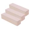 3Pcs Beech Wood Blocks Smooth Carving Wood Pieces for DIY Crafts Painting Party Wedding Christmas Gift Decoration