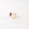 Purple Cat's Eye Gemstone 925 Stamped Silver Jewelry Handmade Ring Gift For Wife RR-61-35