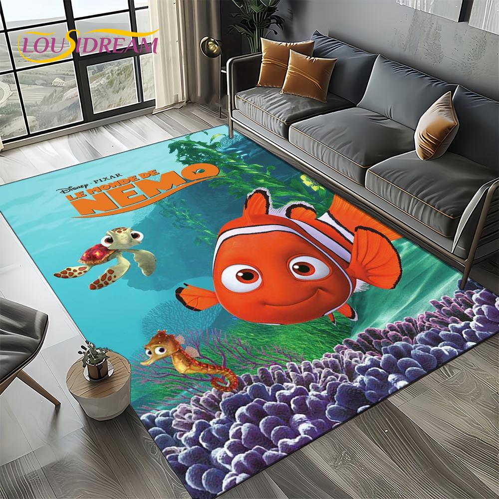 27 Style Cute Finding Nemo Cartoon Sea World Carpet Rug for Bedroom Living Room Home Sofa Decoration,kids Large Decor Floor Mat