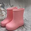 Kinder Niedrig geschnittene Gummistiefel Stilvoll Wasserdicht Rutschfest für Alle Jahreszeiten Speziell Unisex für Grundschulkinder