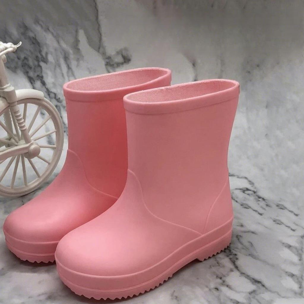 Kinder Niedrig geschnittene Gummistiefel Stilvoll Wasserdicht Rutschfest für Alle Jahreszeiten Speziell Unisex für Grundschulkinder