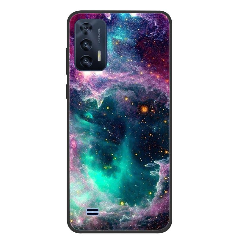 For OUKITEL C31 Case Butterfly Painted Soft Black Silicone Bumper Phone Cover for Oukitel C31 C 31 OukitelC31 Case Coque Fundas