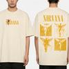 2026 Nirvana Band Unisex Crew Neck Cotton Short Sleeve T-shirt, Loose Fit Y2K Style Popular Street Fashion T-Shirt