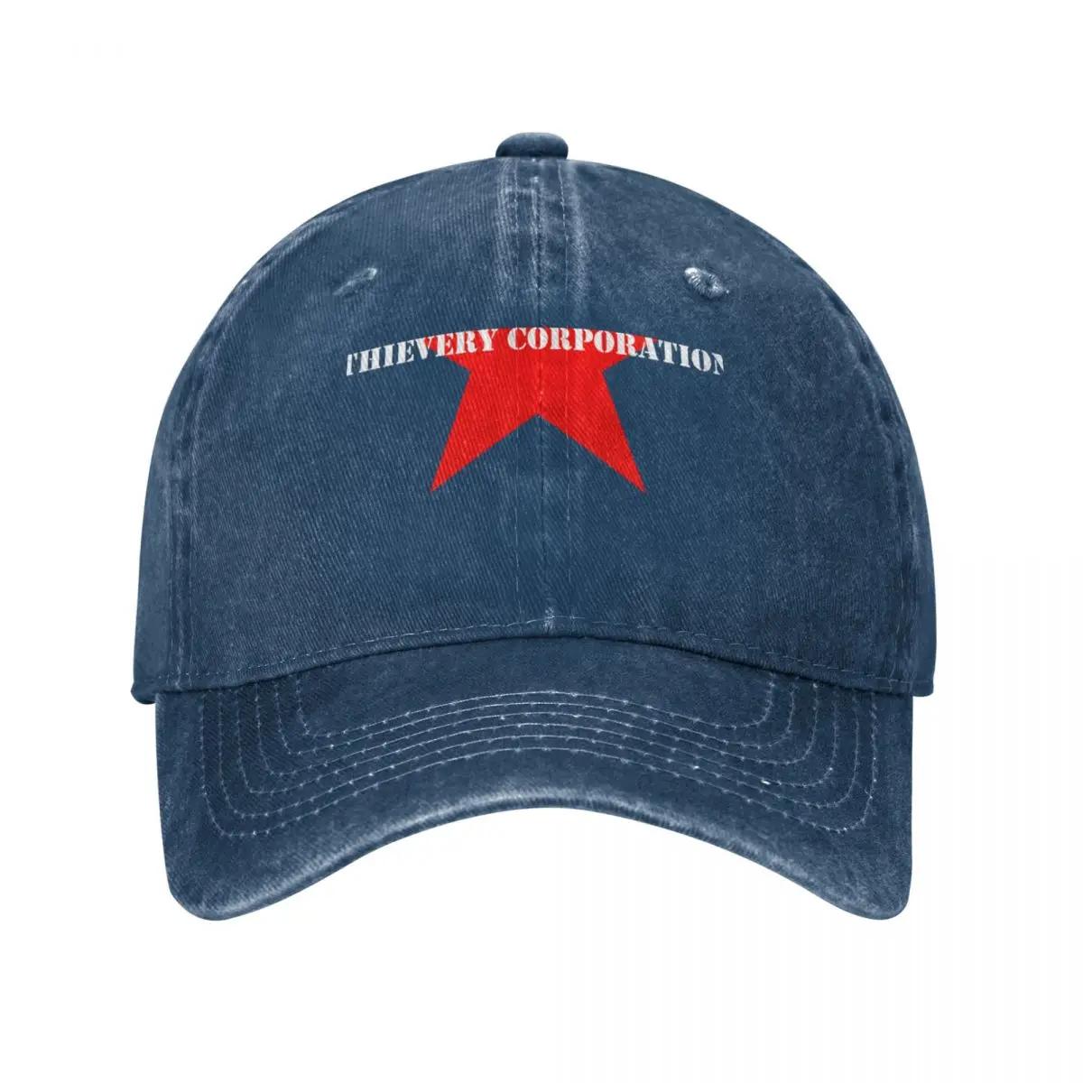 Deleon cap New  Thievery Corporation Genres Electronic Music Essential TShirt Baseball Cap Unisexs big size hat For Girls Unisexs