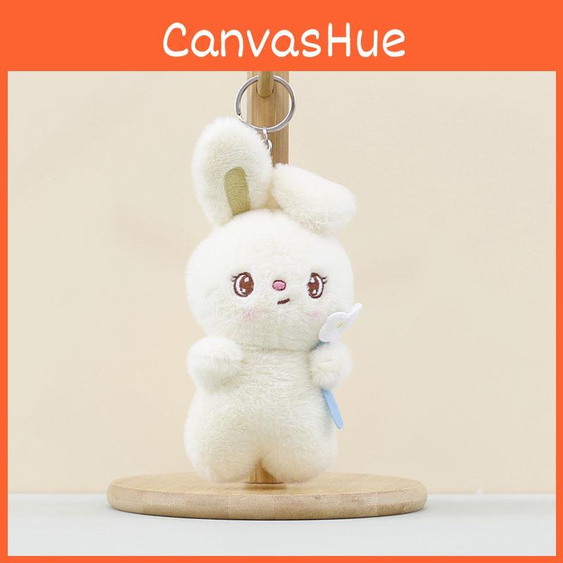 Pendant Rabbit Plush Cartoon Flower Rabbit Bag Hanging Decoration Keychain