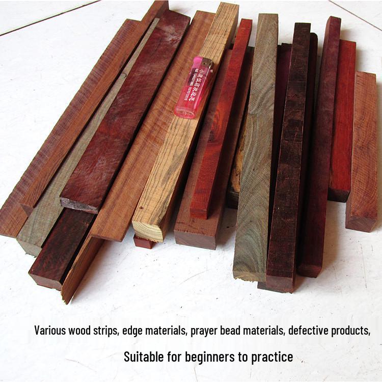 Ausverkauf Buddha-Perlen: Schnitzabfälle aus Palisander und Lila Sandelholz für die Handheld-Praxis